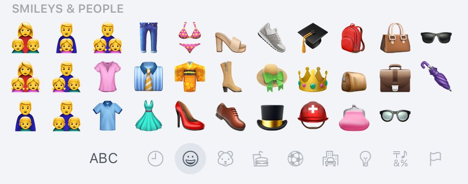 Emoji 里竟然没有平底鞋，赶早高峰的姑娘们不干了！